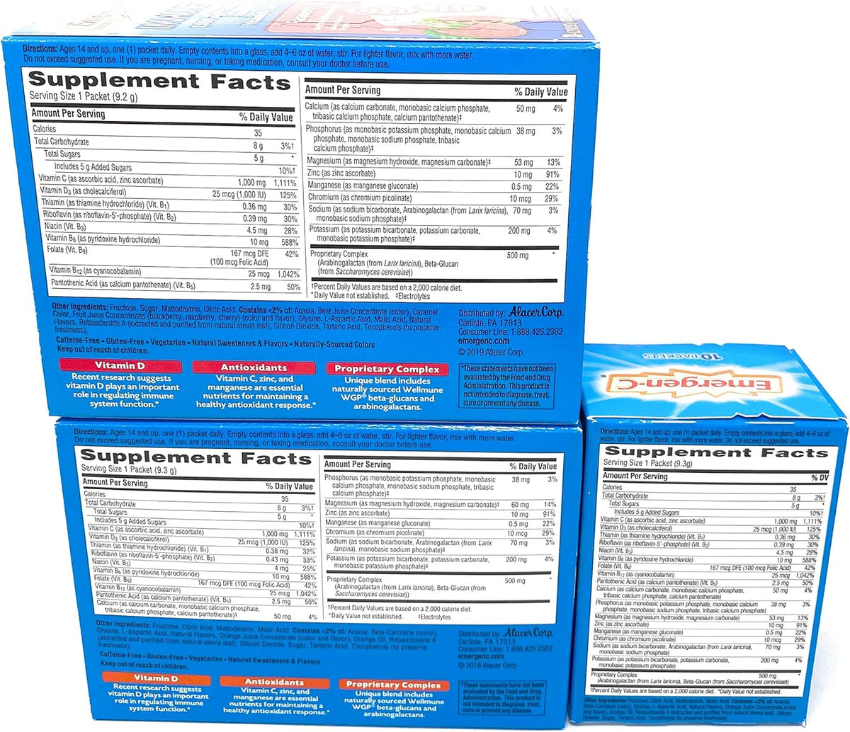 Super Orange and Raspberry Dietary Supplement Fizzy Drink Mix Powder K571