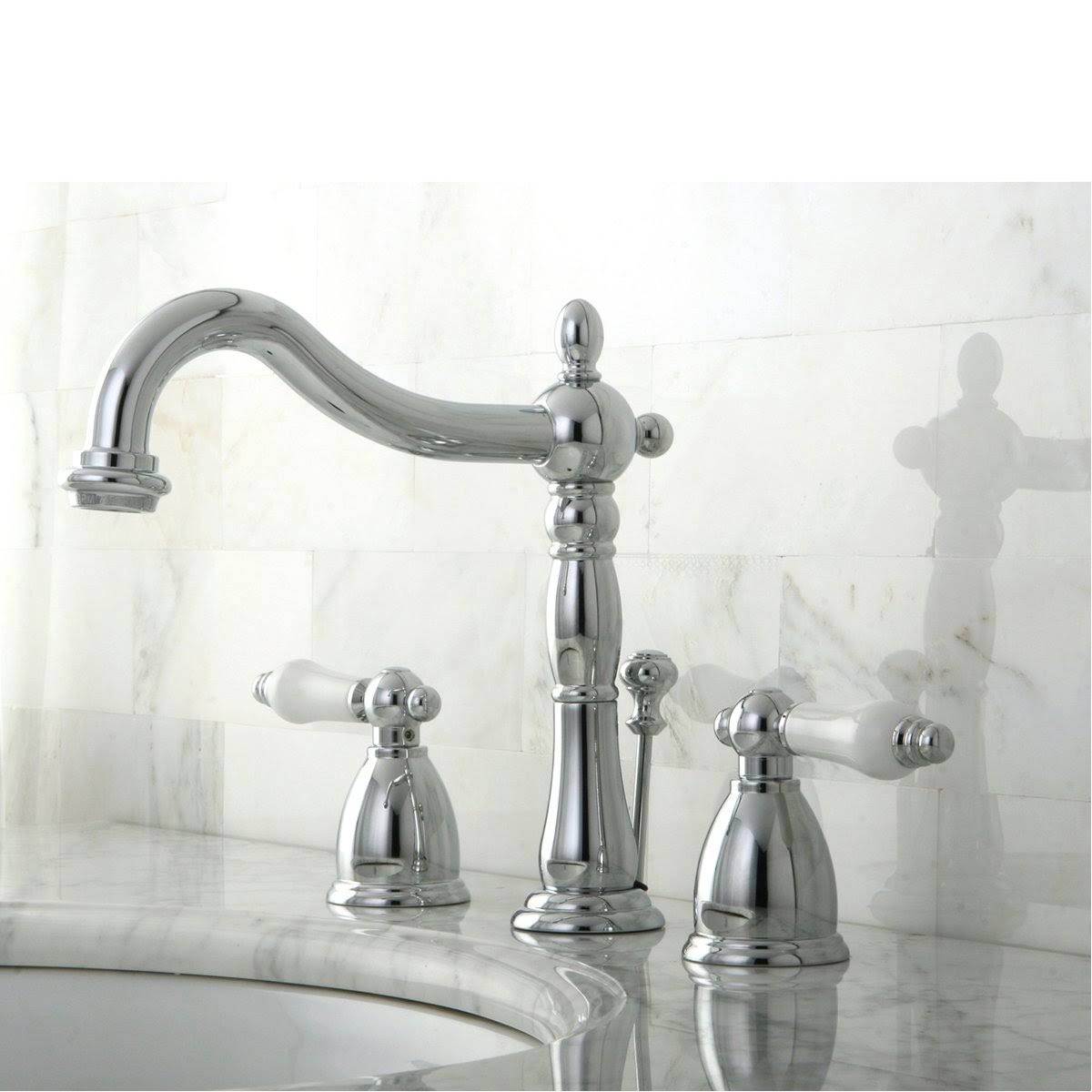 8x22 Widespread Bathroom Faucet, Brushed Nickel I3162