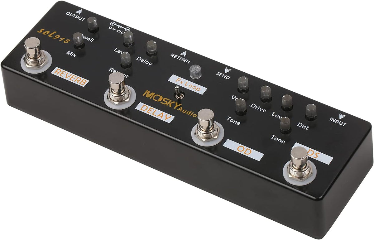 5-in-1 Multi Effect Guitar Pedal M629