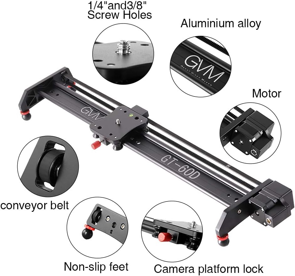 Motorized Camera Slider Video Rail Track Dolly with Controller Q78614
