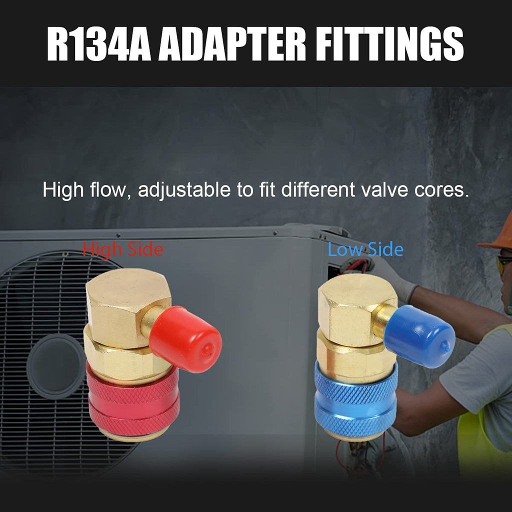 Digital Manifold Gauge Set with Quick Coupler Adapter O869