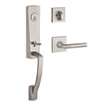 Satin Nickel Tube Lever Door Handleset R711816