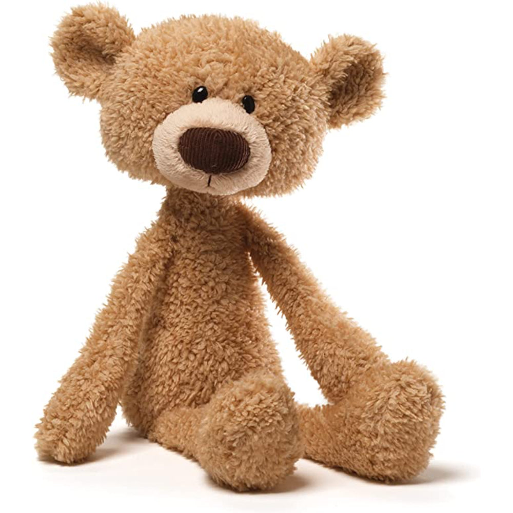 Beige Stuffed Animal Plush Teddy Bear W83361
