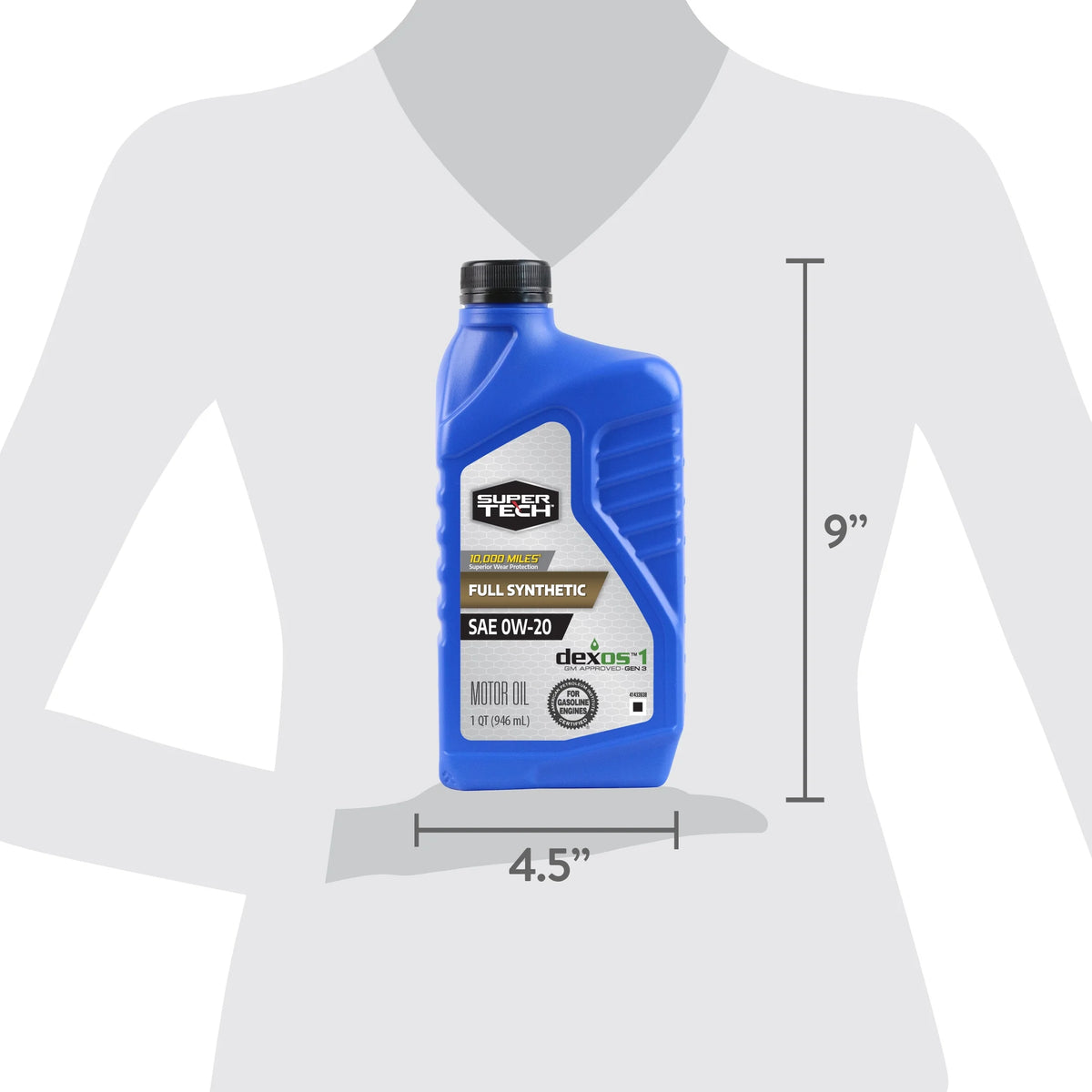 Full Synthetic SAE 0W-20 Motor Oil, 1 Quart A103858