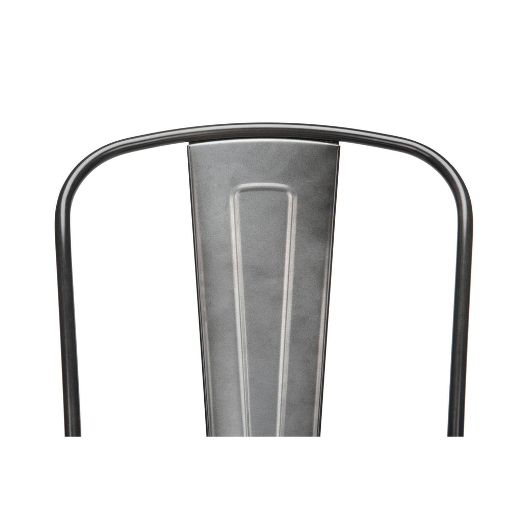 Industrial Modern 4 Pack 26x22 High Back Metal Bar Stools with Solid Ash Wood Seats H1420