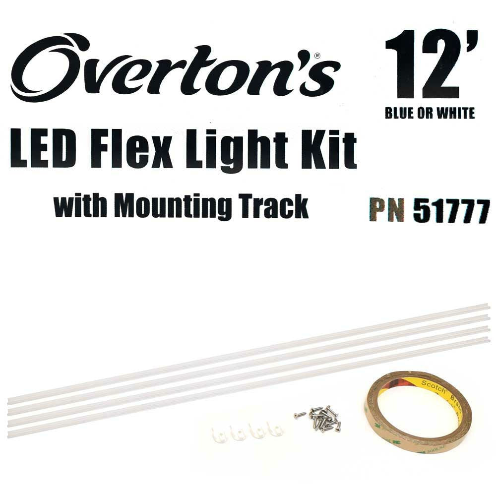 White Blue 12 FT LED Light Strip Kit N78806