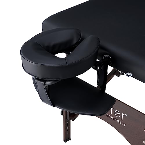 28" Portable Massage Table with Walnut Legs Q2960