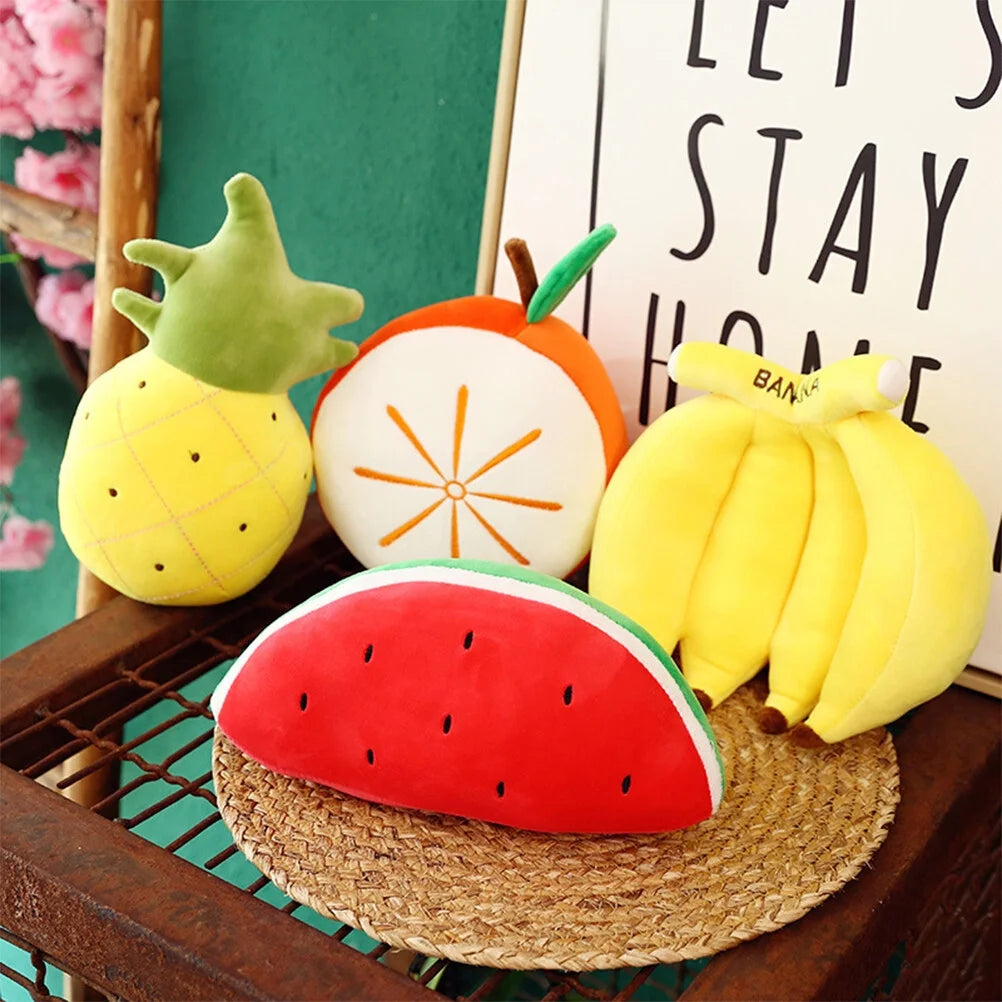 25cm Simulation Lemon Throw Pillow Plush Stuffed Toy Orange V86738