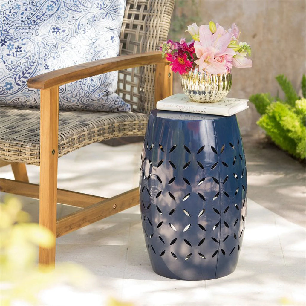 12" Iron Outdoor Side Table M69305