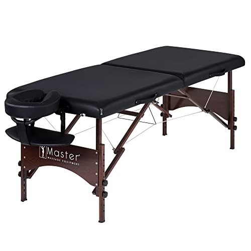 28" Portable Massage Table with Walnut Legs Q2960