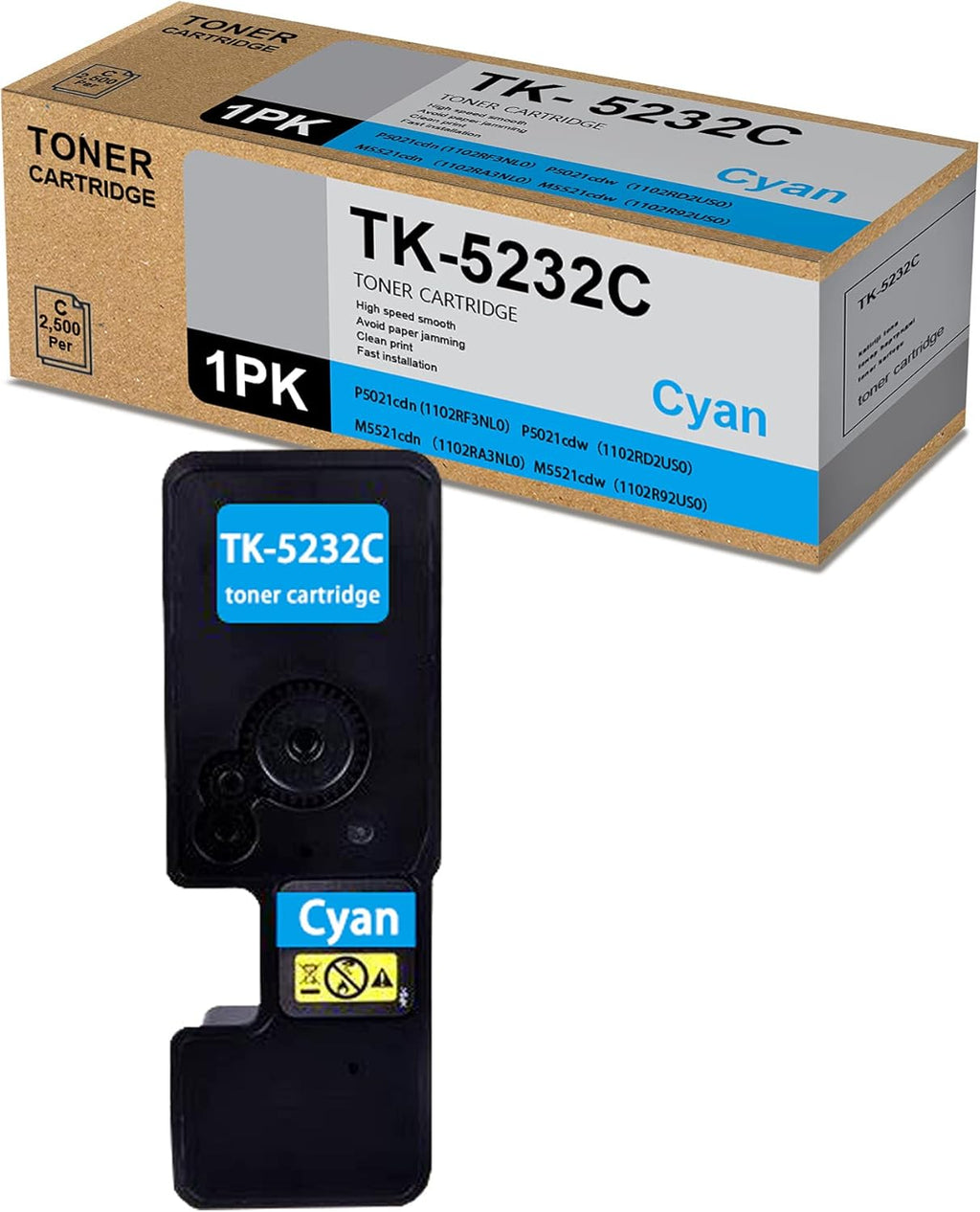 Cyan Toner Cartridge for ECOSYS P5021cdn M5521cdn M5521cdw Printer F627440