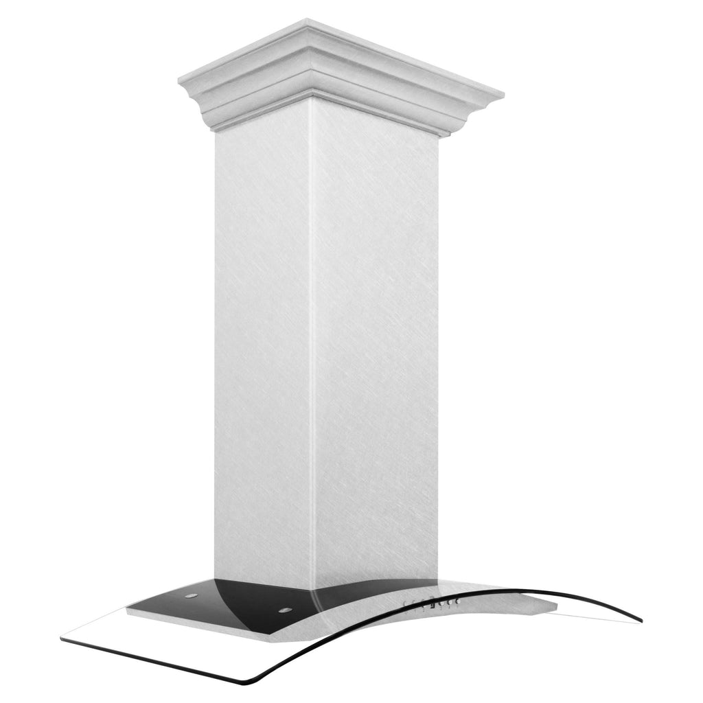 30x22 Wall Mount Range Hood in DuraSnow Stainless Steel & Glass O267012