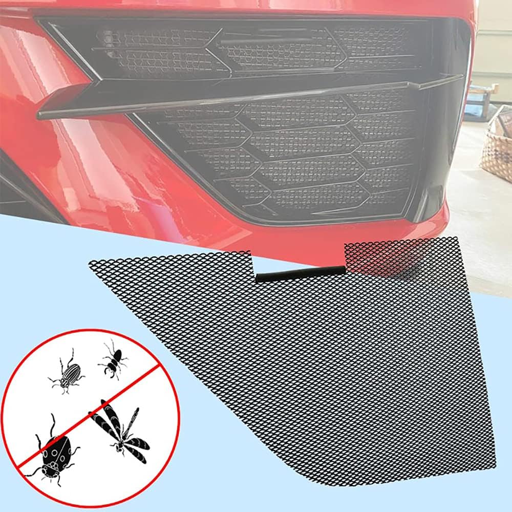 2Pcs Aluminum Car Grille Mesh Set for Corvette C8 2020-2022 E125291