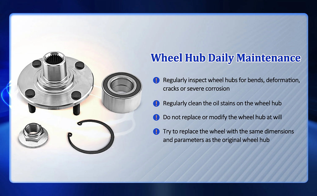 2x Rear Wheel Hub Bearings for Mazda 3 Y165