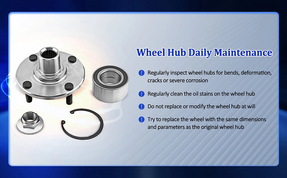 2x Rear Wheel Hub Bearings for Mazda 3 Y165