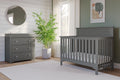 3-Piece Nursery Set with Convertible Crib, 3-Drawer Dresser, and Changing Table Topper R27390