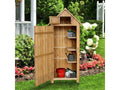 Brown Solid Wood Tool Shed R45968