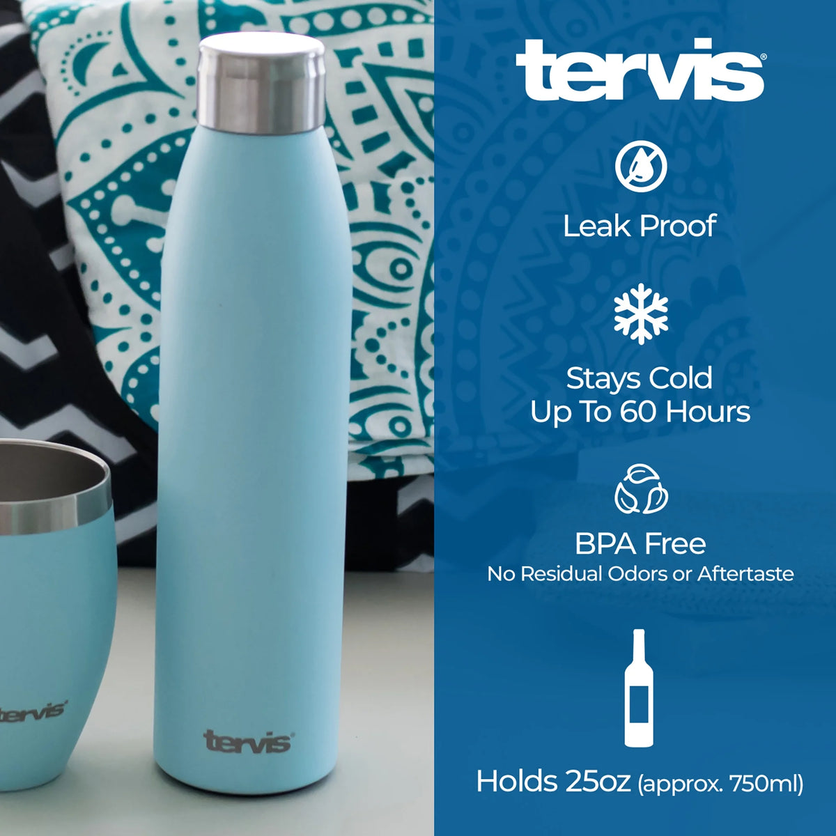 25oz Insulated Stainless Steel Tumbler Travel Cup Y36805