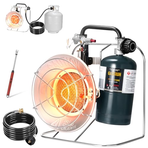 18,000 BTU Portable Propane Heater with 8.8 FT Hose U896