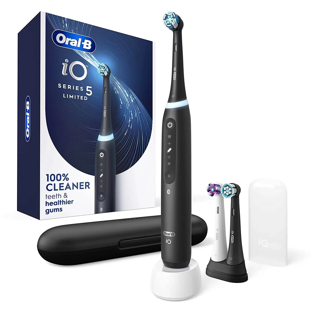 Black Electric Toothbrush with 3 Brush Head E913