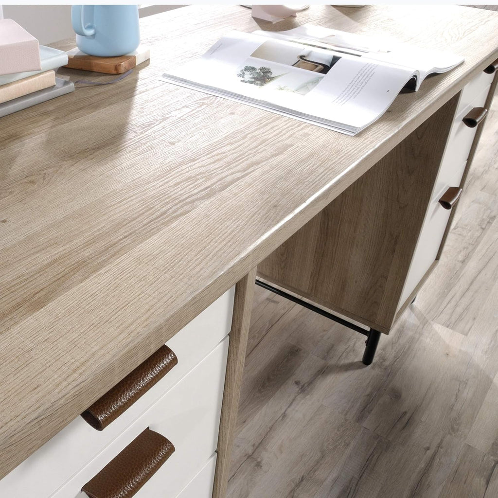 Executive Desk, Sky Oak Finish R2637