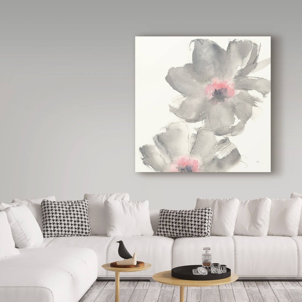 Gray Blush Cosmos Art Print Y206730