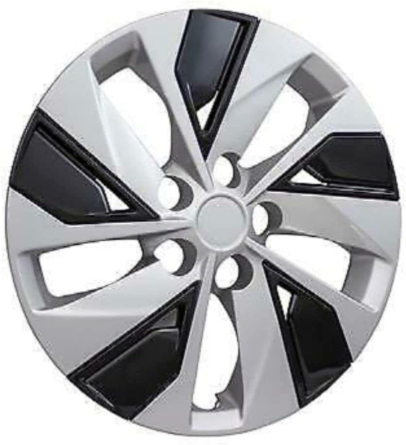 16" Silver Black Hubcap Wheelcover Pack of 2 A37016