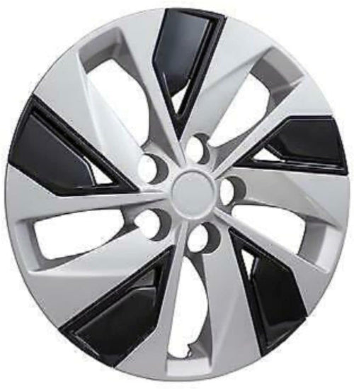 16" Silver Black Hubcap Wheelcover Pack of 2 A37016