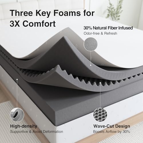 12 Inch King Size Memory Foam Mattress Q460