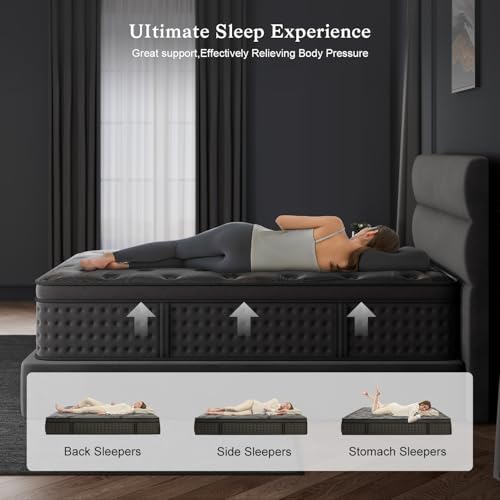 10 Inch Hybrid Queen Mattress with Memory Foam & Pocket Spring P21696