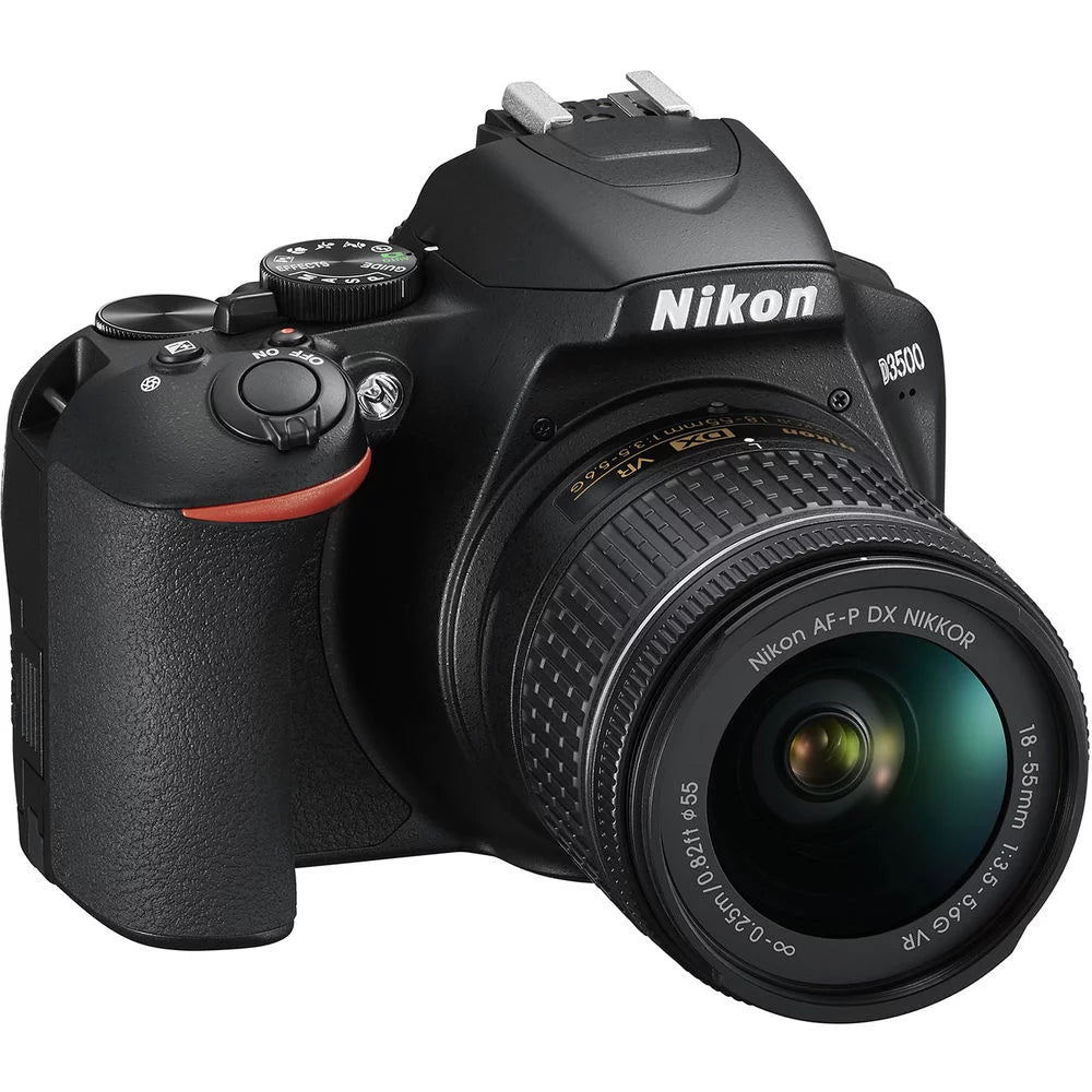 DSLR Camera with 18-55mm Lens + 64GB Card + 2 x EN-EL14a Battery + Case + Filter Kit + Telephoto Lens V22267