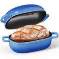 Blue Oval Cast Iron 2.5QT Dutch Oven with Lid U195050
