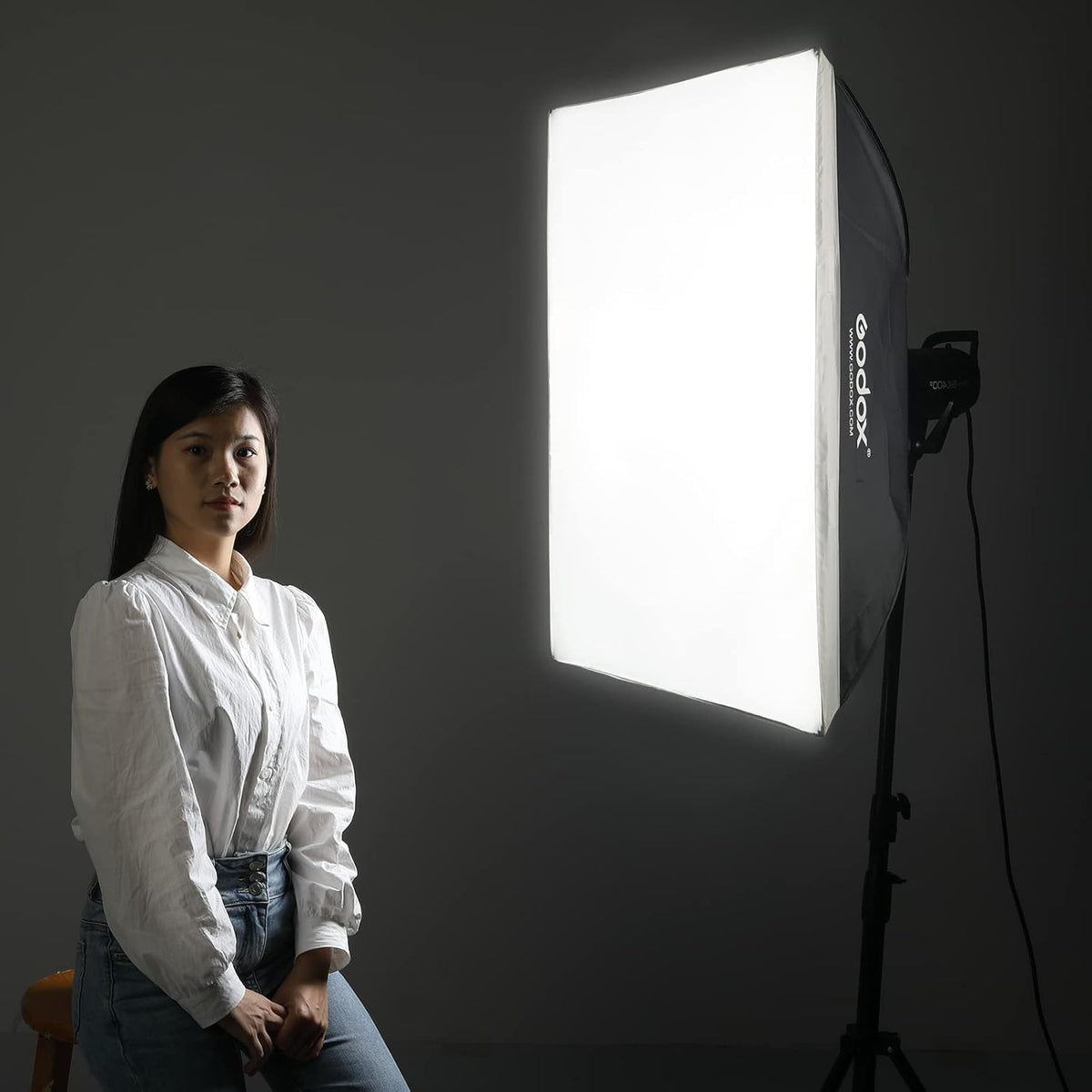 60x90cm Portable Strip Rectangle Softbox Reflector with Bowens Mount and Carry Bag V91299