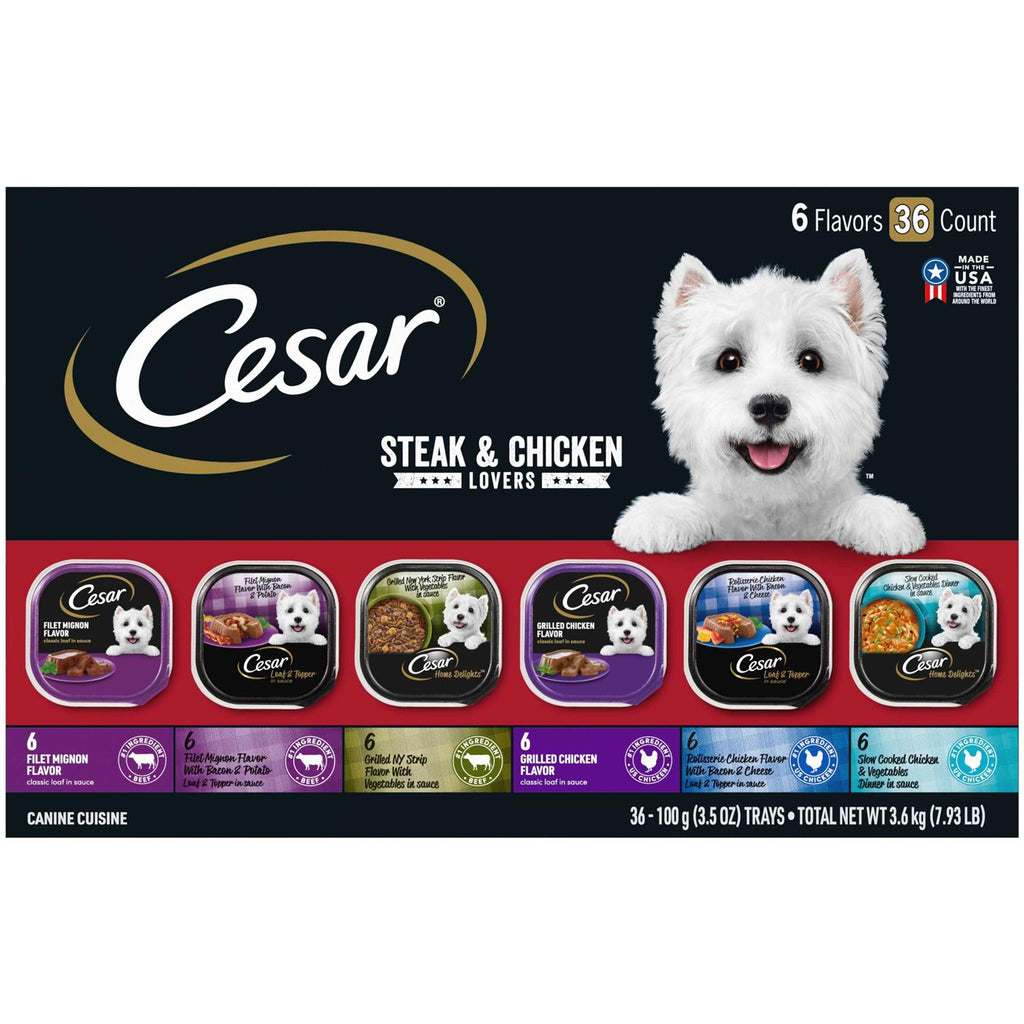 Steak & Poultry Variety Pack Dog Food Trays O238