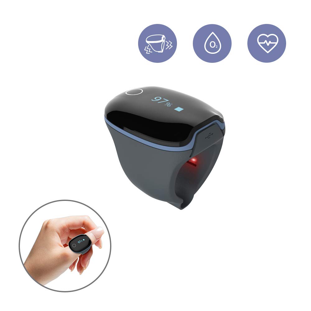 Rechargeable Bluetooth Pulse Oximeter with Reminder J56308