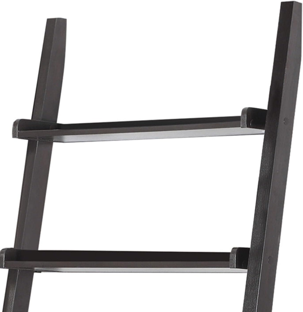 Brown Wall Leaning Ladder Writing Desk B94662