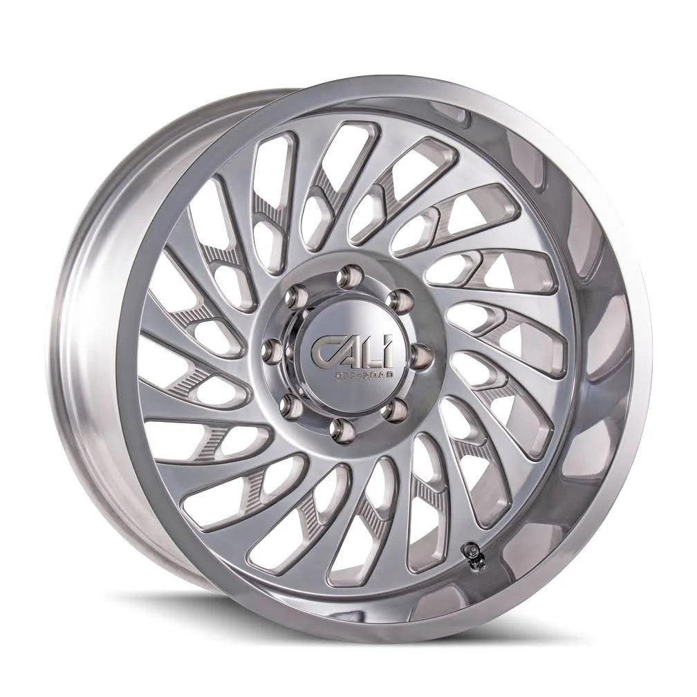 Polished 24x12 6x135 -51mm 87.1mm Wheel M458
