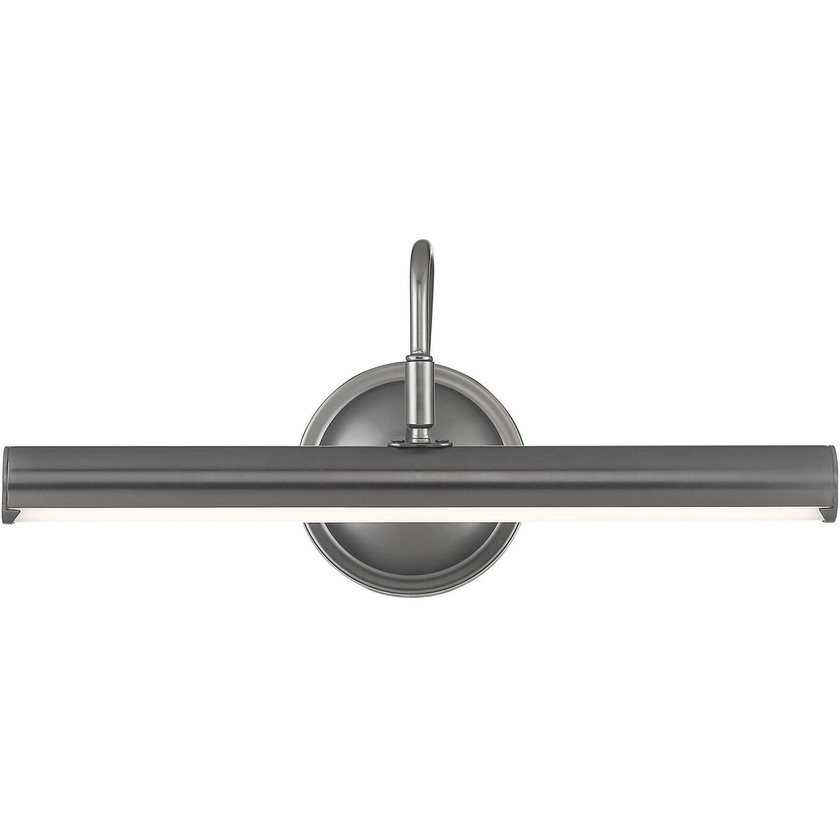 16x22 Wide Plated Graphite LED Picture Light G9813