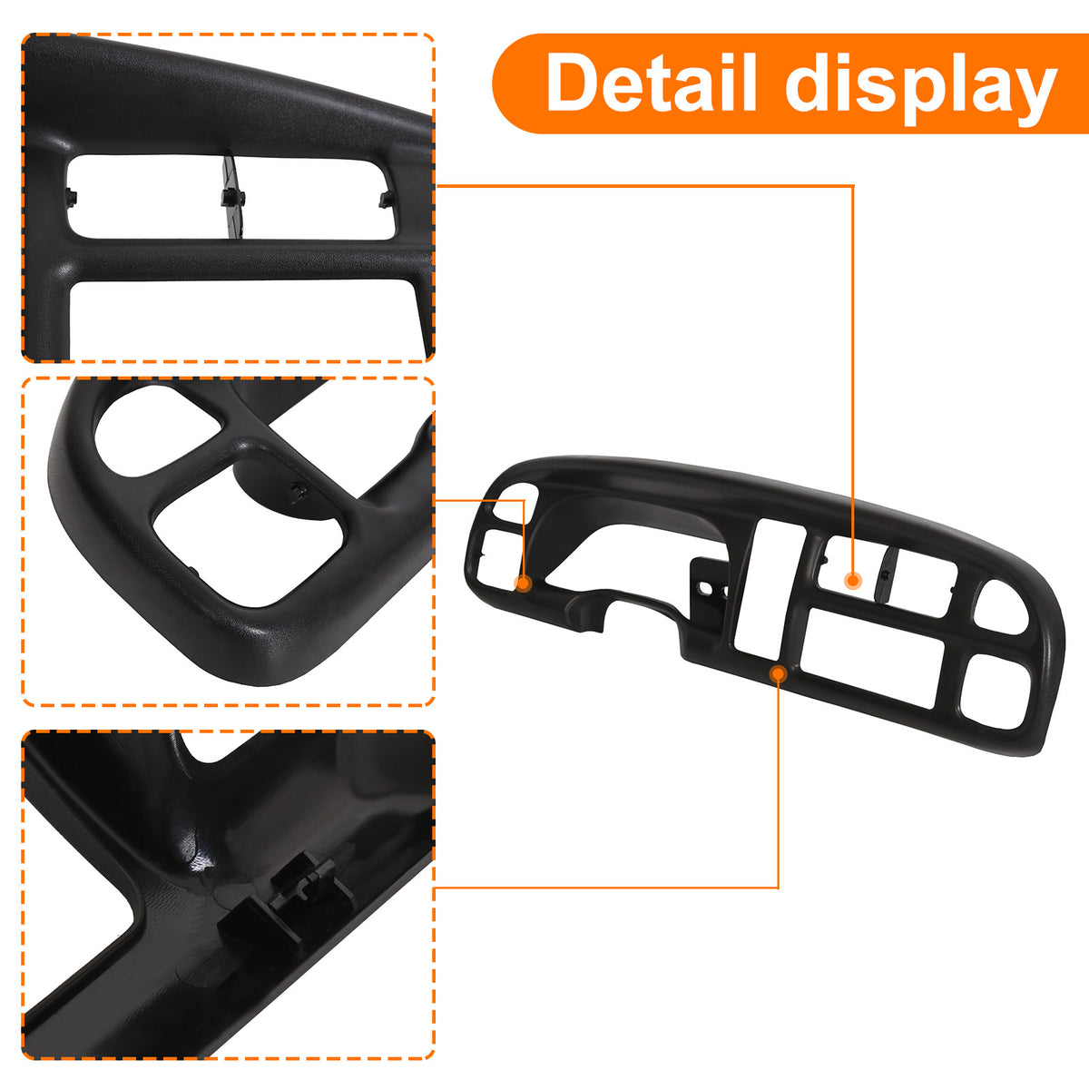 Molded Dashboard Cap Cover with Dash Bezel K595