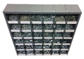 2540 Piece Metric Hex Head Cap Screw, Nut, and Washer Assortment with 40 Hole Bin C5097