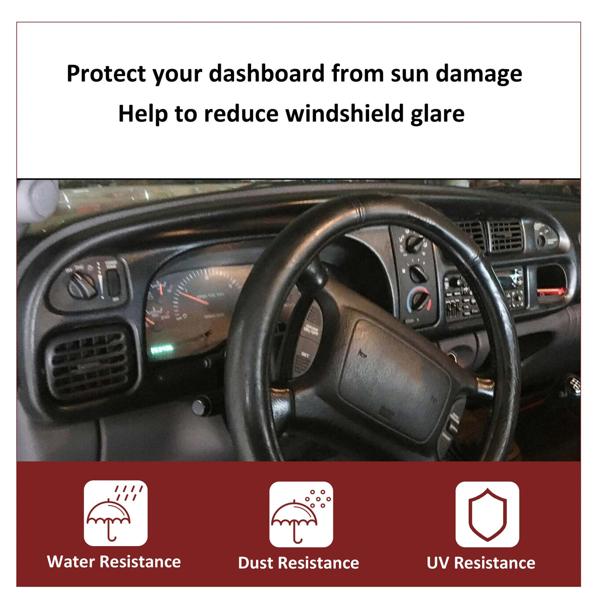 Molded Dashboard Cap Cover with Dash Bezel K595