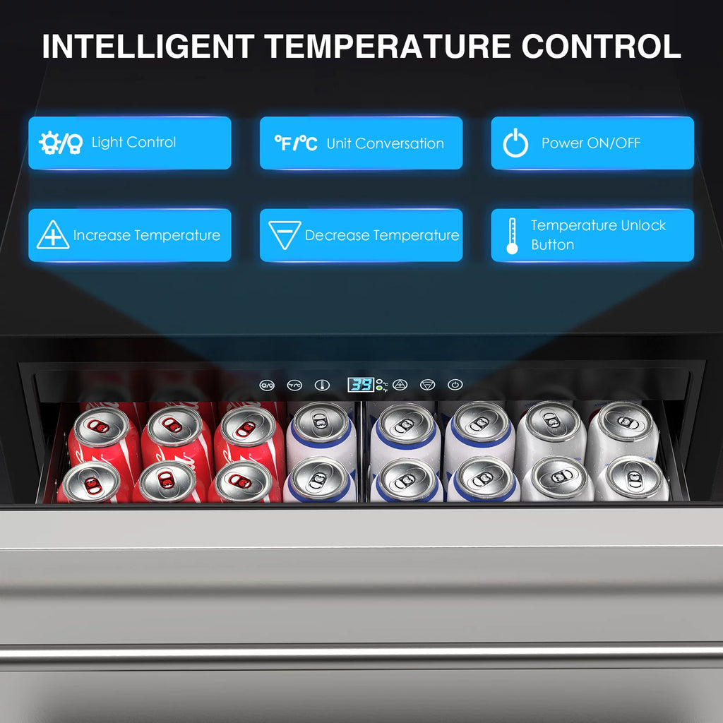 24" Double Drawer Refrigerator Z26024