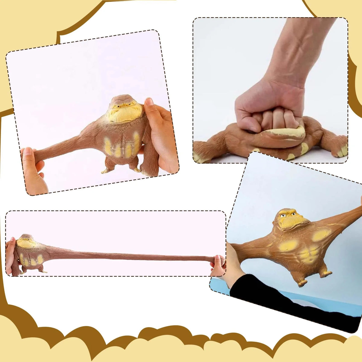 Stretch Latex Sensory Monkey Toy L6862