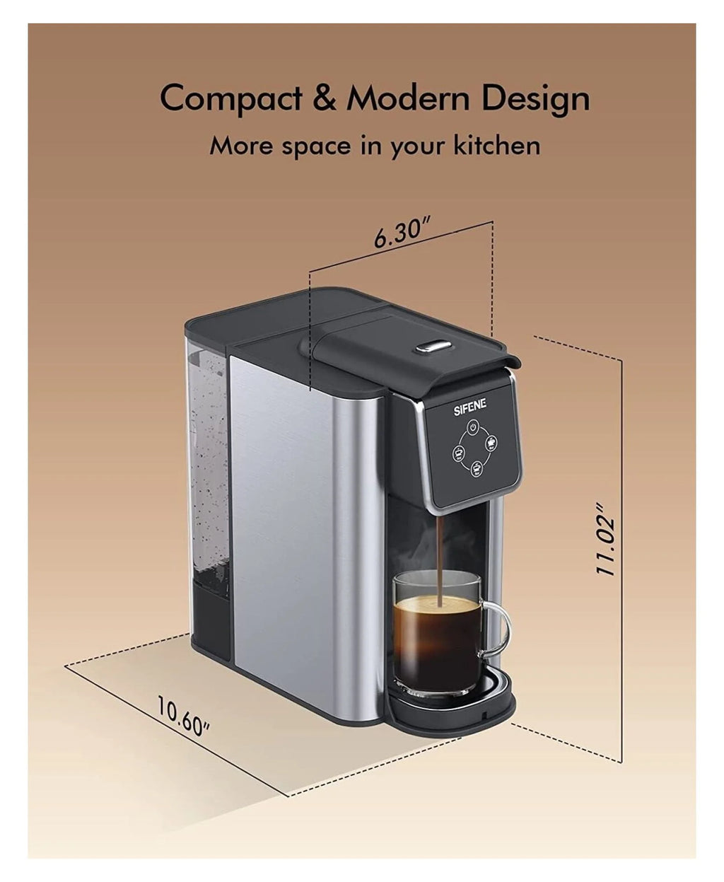 Single Serve 3 in 1 Pod Coffee Maker C25232