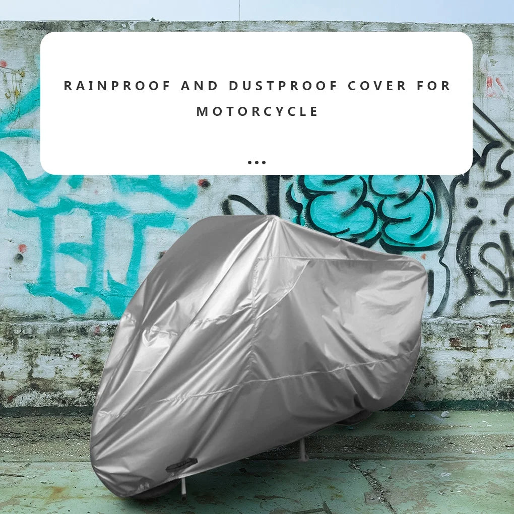 Silver Motorbike Dustproof Cover A91167