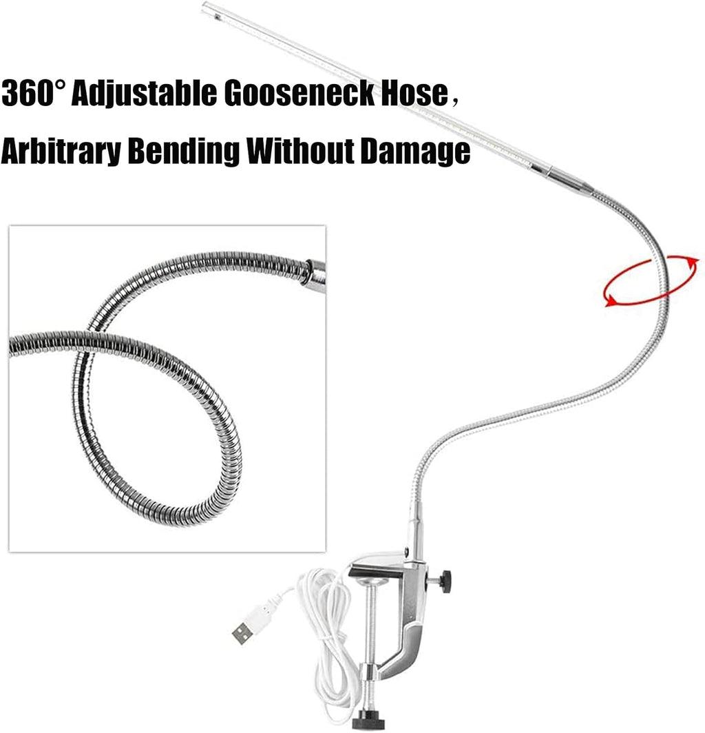 USB LED Desk Lamp with Clamp V206