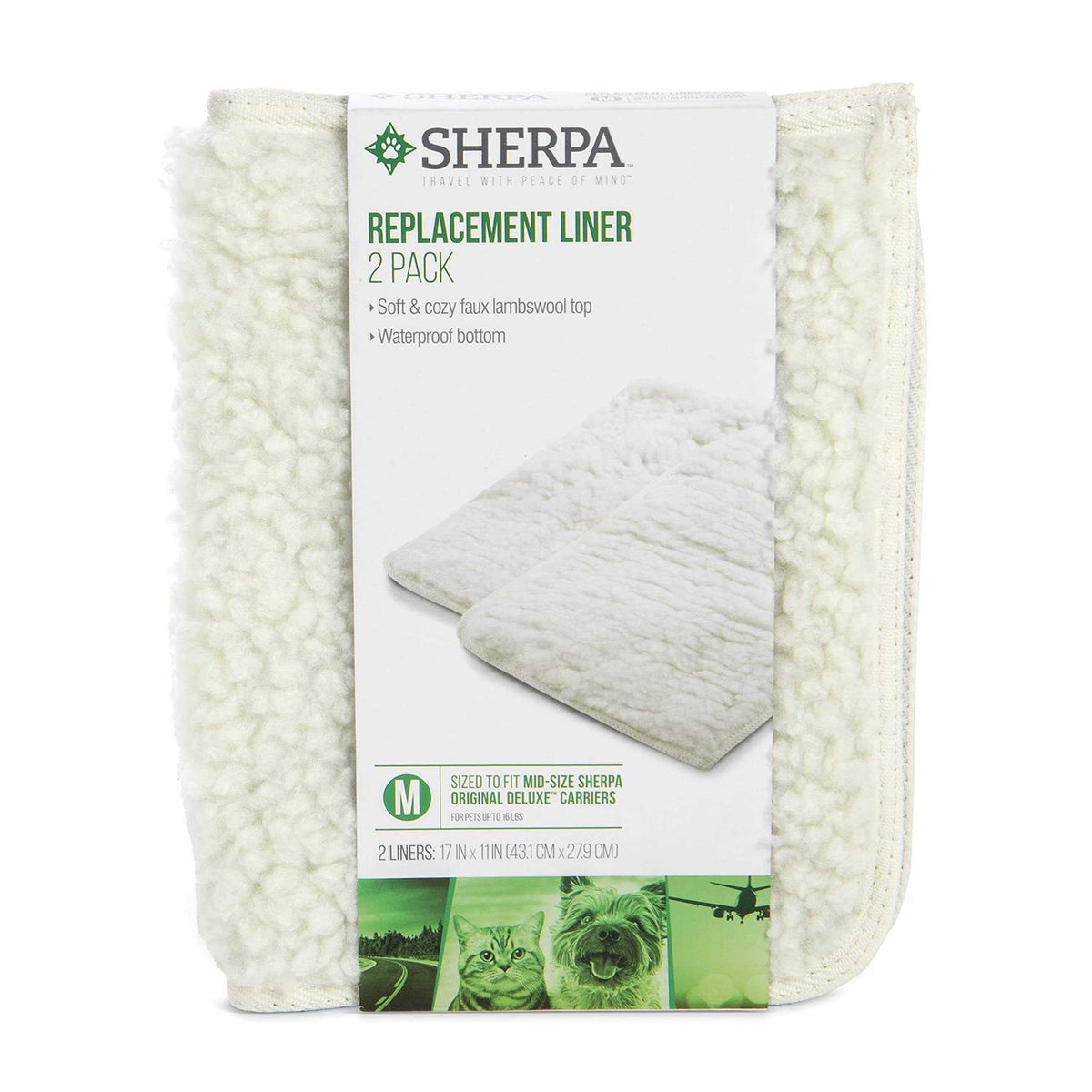 Sherpa Replacement Liners for Pet Carriers P7380