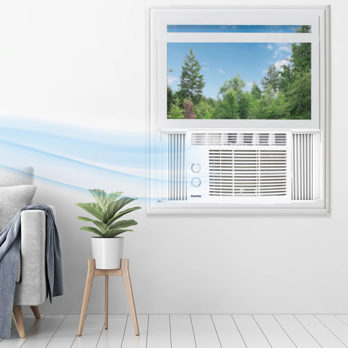 5000 BTU White Window AC U21314