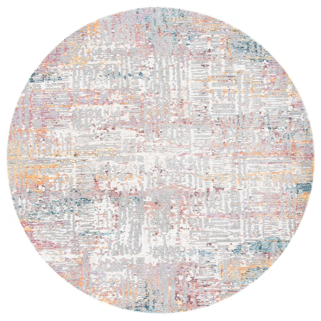 Beige/Rust Rug A3142