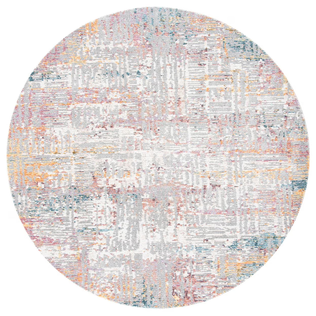 Beige/Rust Rug A3142